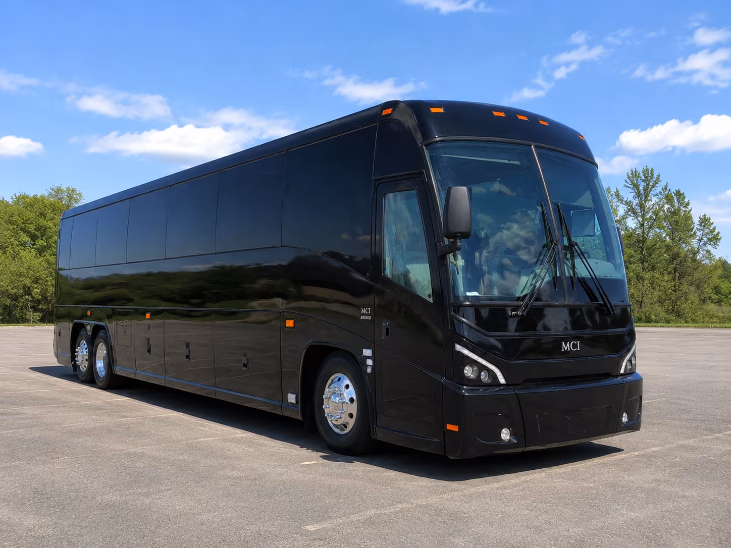 bus rentals for hamilton employers near the mercer county airport corridor
