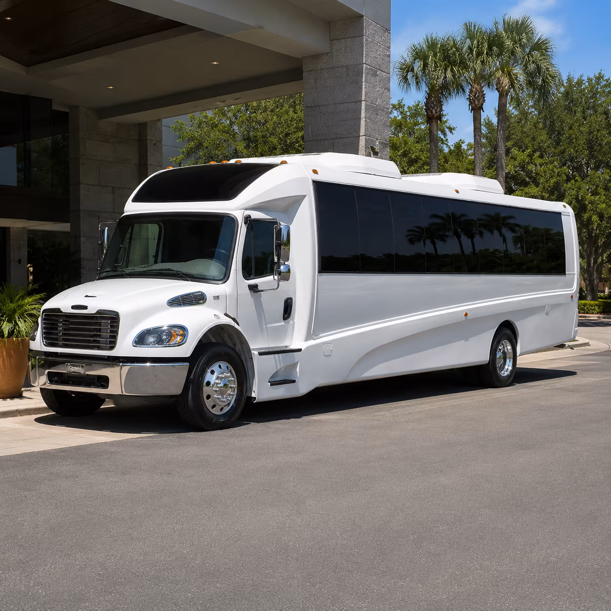 corporate and conference long distance bus rentals from hamilton
