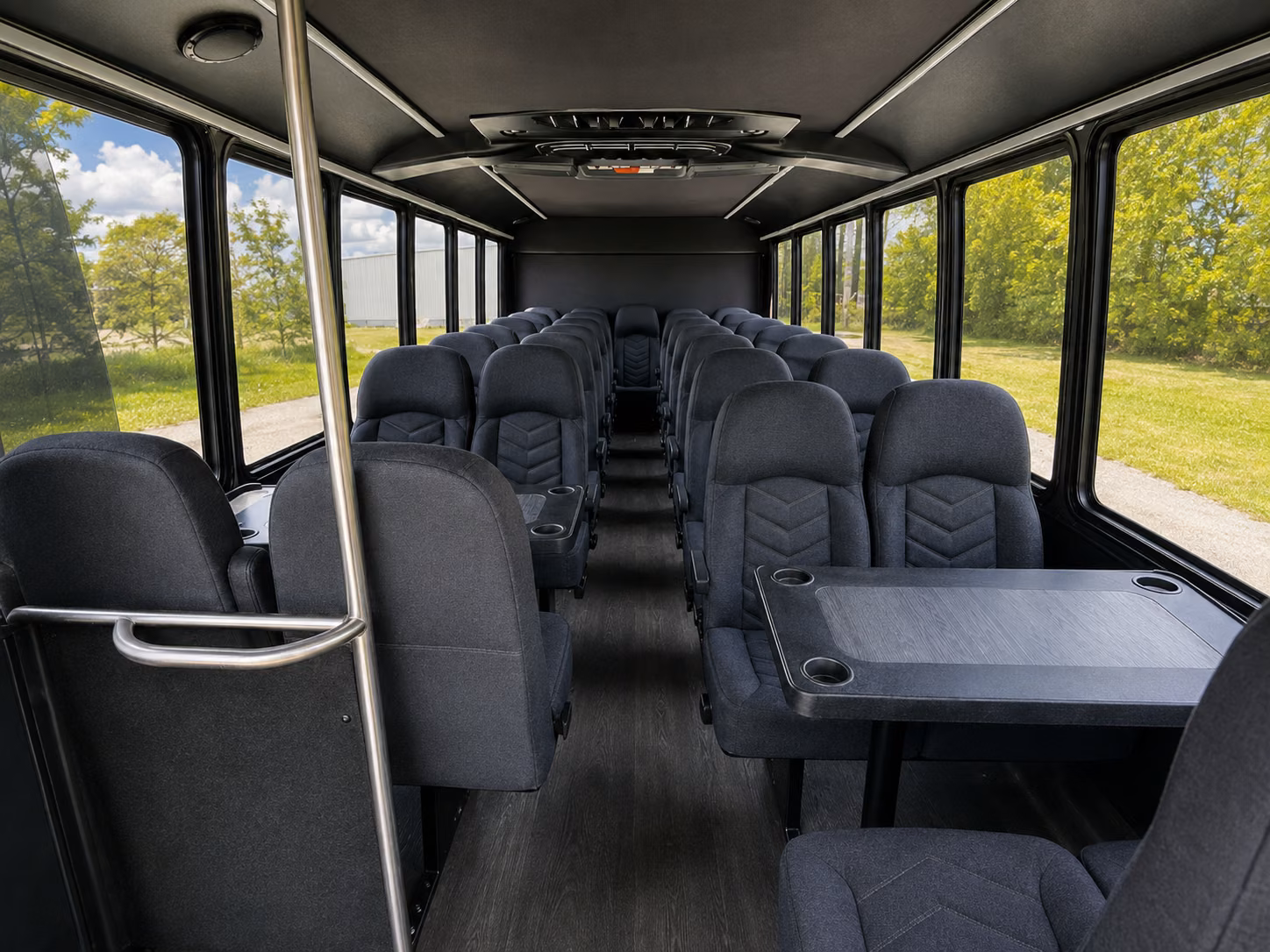 hamilton 20 passenger minibus interior