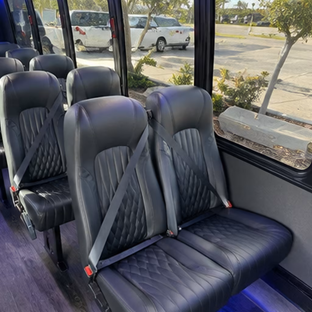 hamilton 30 passenger minibus interior
