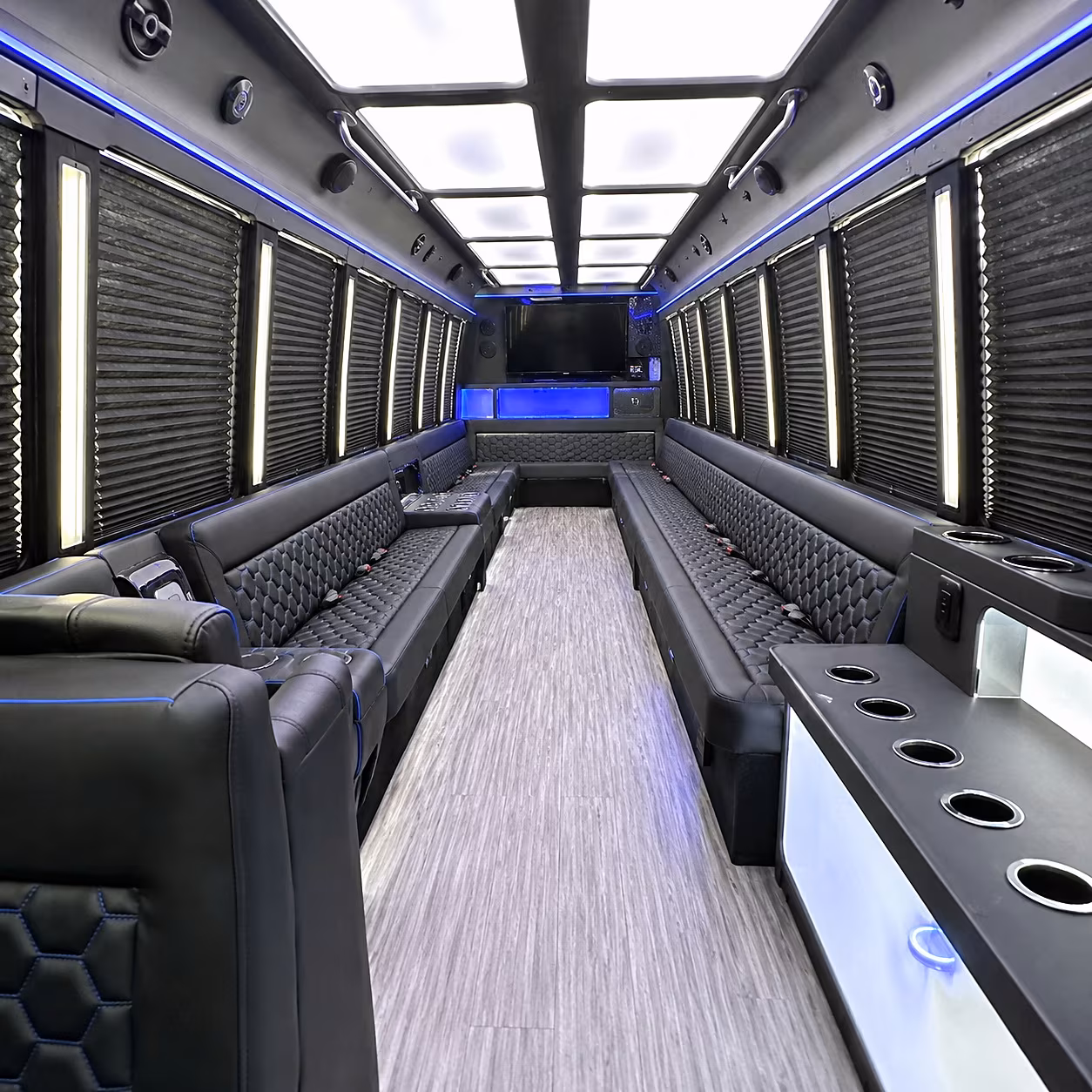 hamilton holiday party bus rental