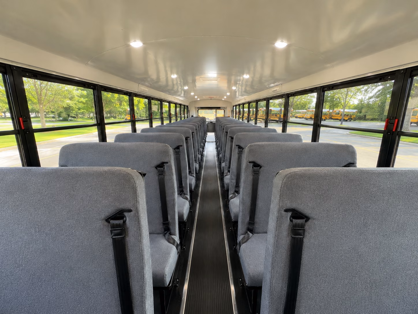 hamilton school bus inside