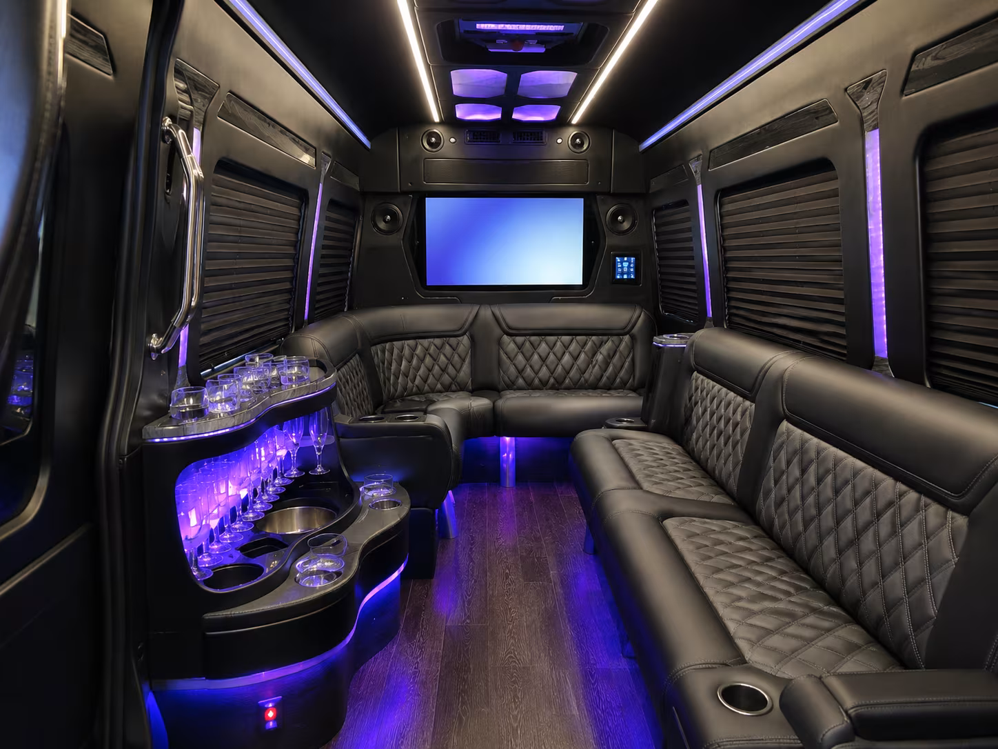 hamilton sprinter limousine inside
