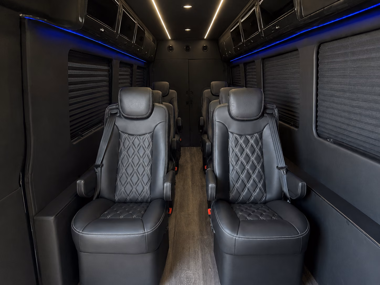 hamilton sprinter van with driver interior